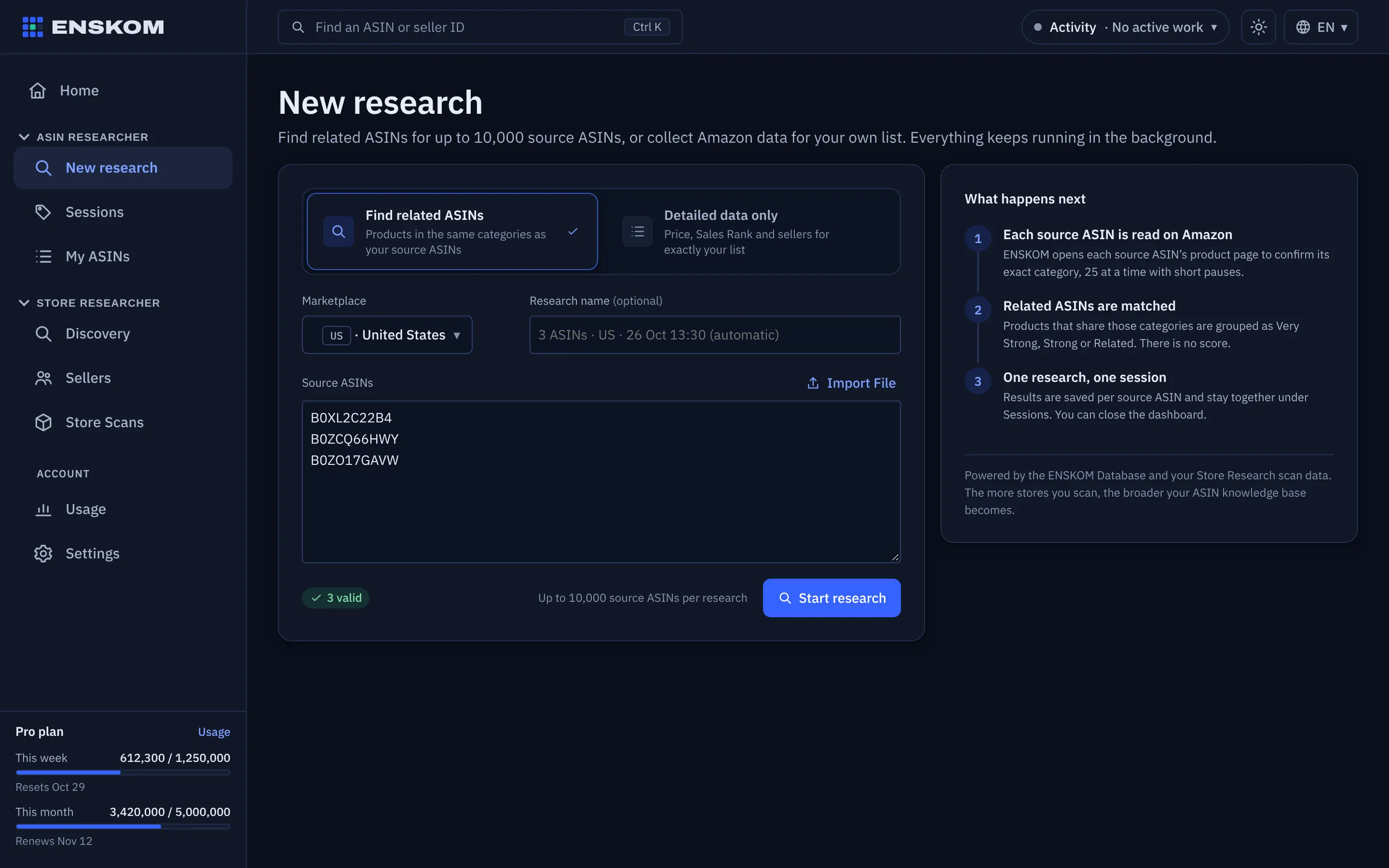 New research screen