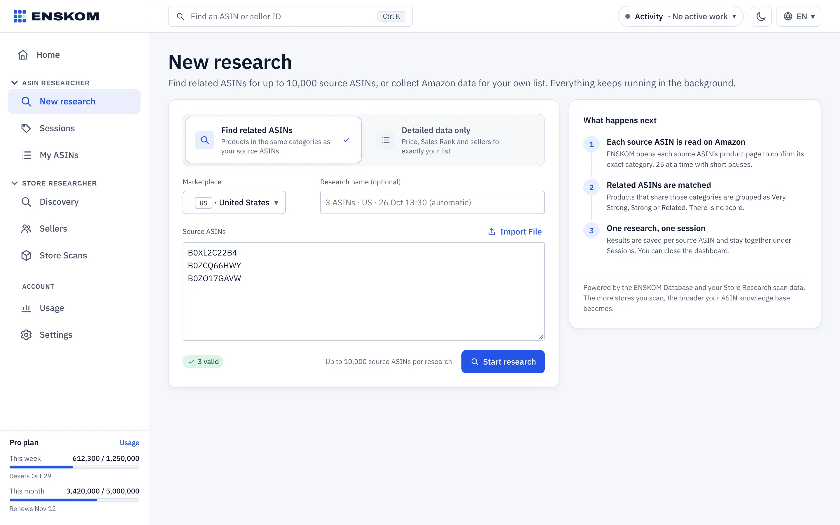 New research screen